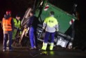 Container LKW umgestuerzt Koeln Brueck Bruecker- Dellbruecker Mauspfad P174